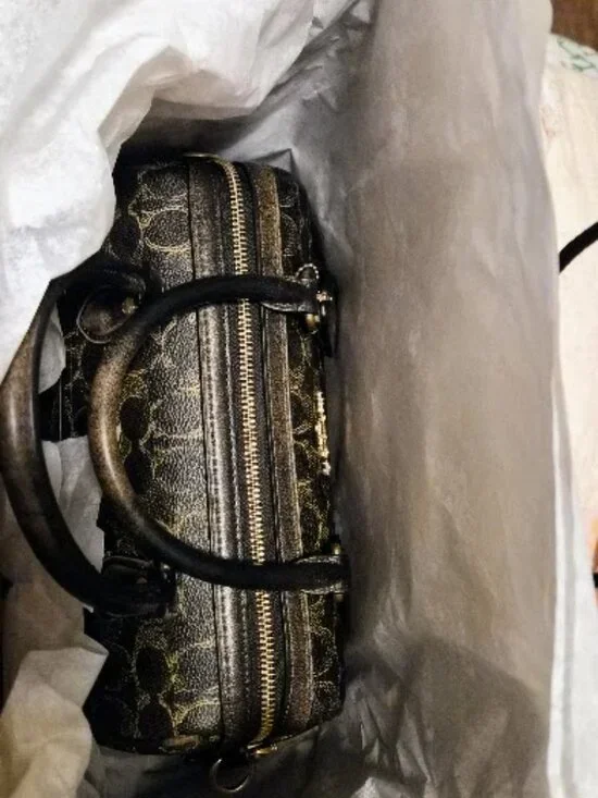 Coach Rowan Satchel Bag In Loved Signature Canvas With Charms CDY16 - BNWT - - Picture 14 of 17